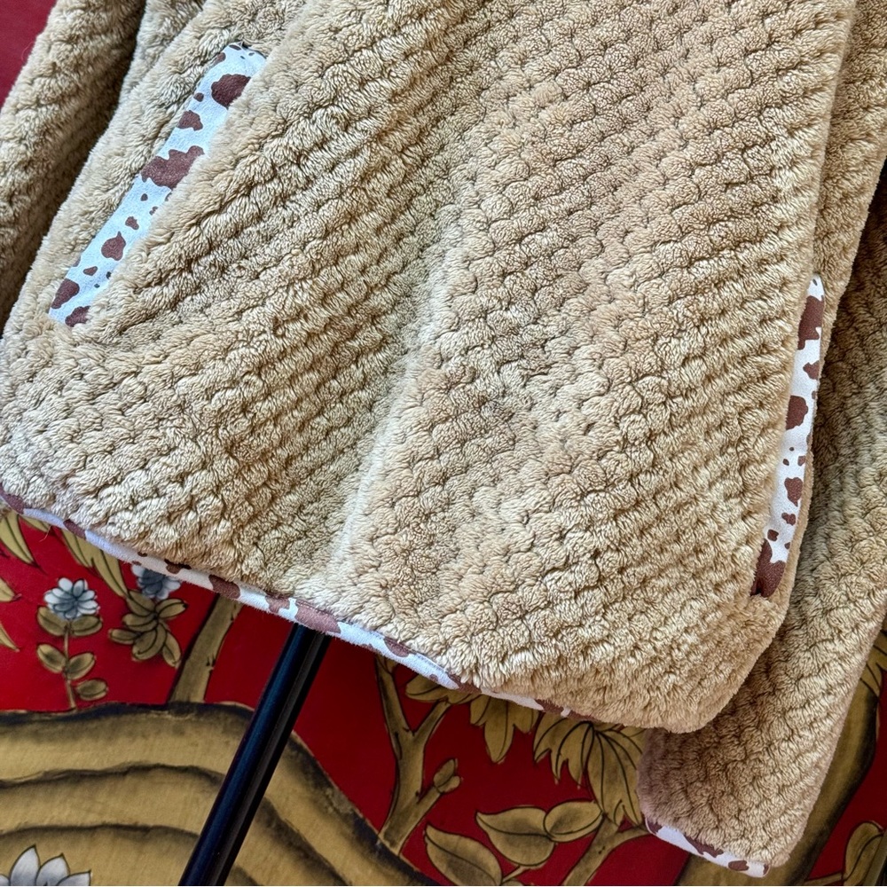 Women’s “Simply Southern” Quarter-button Fuzzy Sweatshirt Top | #W45 - Picture 5 of 13